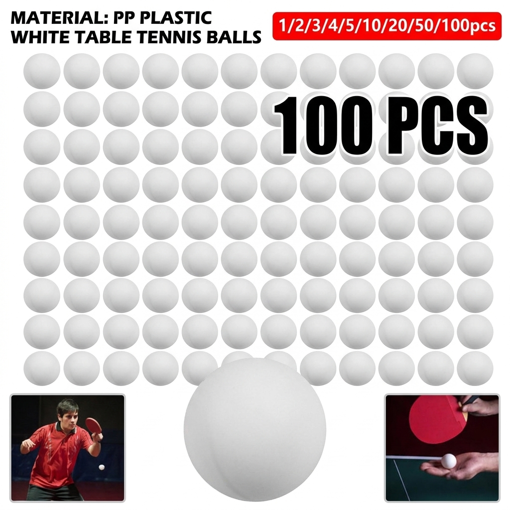 Table Tennis No 1 - Bola Tenis Meja Berwarna Matte 40mm,