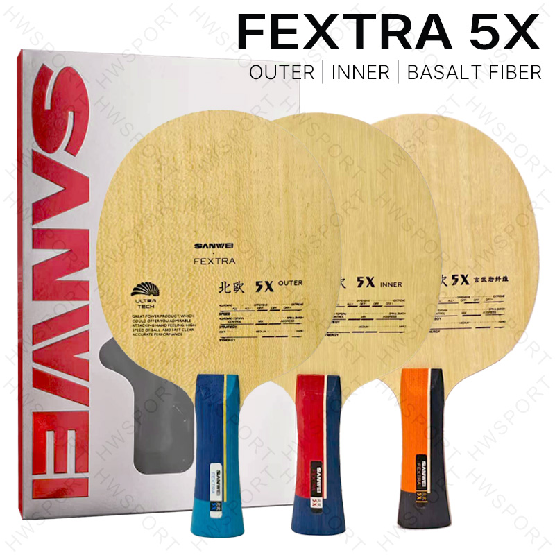 Table Tennis Player - SANWEI FEXTRA 5X Pisau Tenis Meja