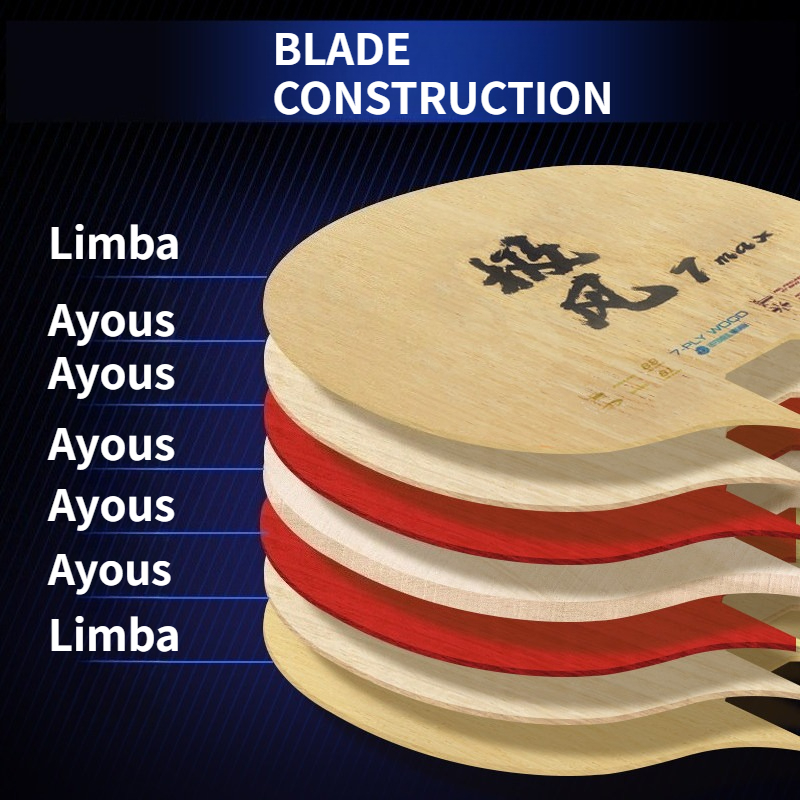 LOKI Telson Jifeng 7 Max Raket - Table Tennis Player ulasan dan harga