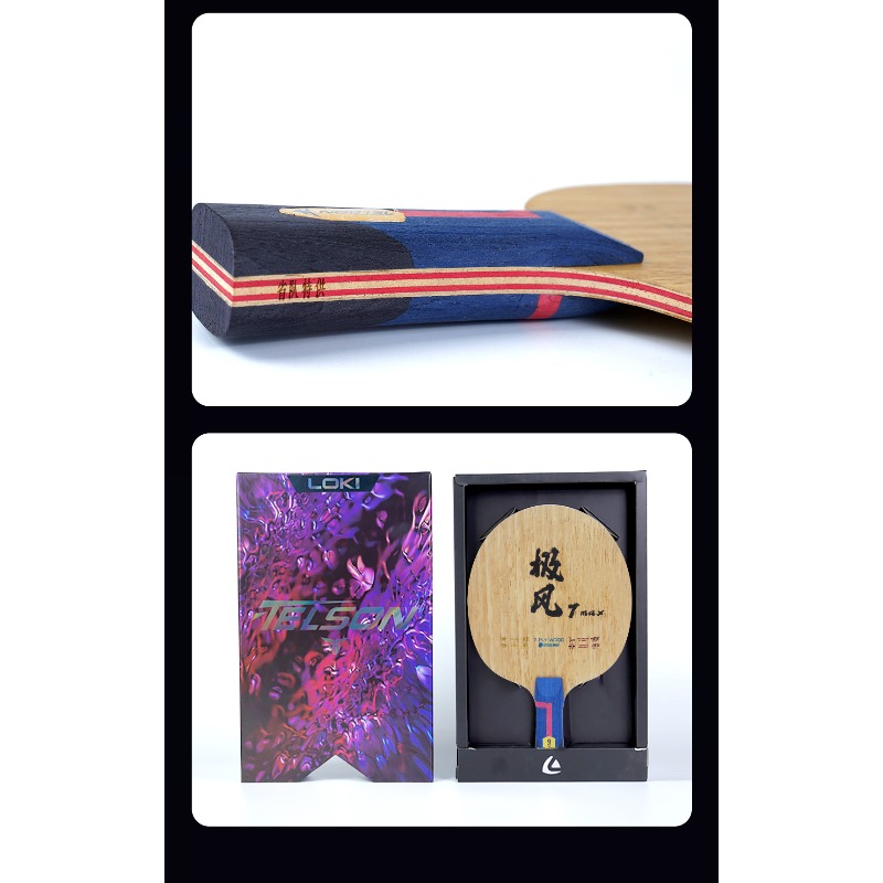 LOKI Telson Jifeng 7 Max Raket - Table Tennis Player ulasan dan harga