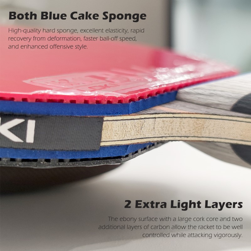 Loki 7 Bintang Tenis Meja Rake - Table Tennis Bat Butterfly ulasan dan harga