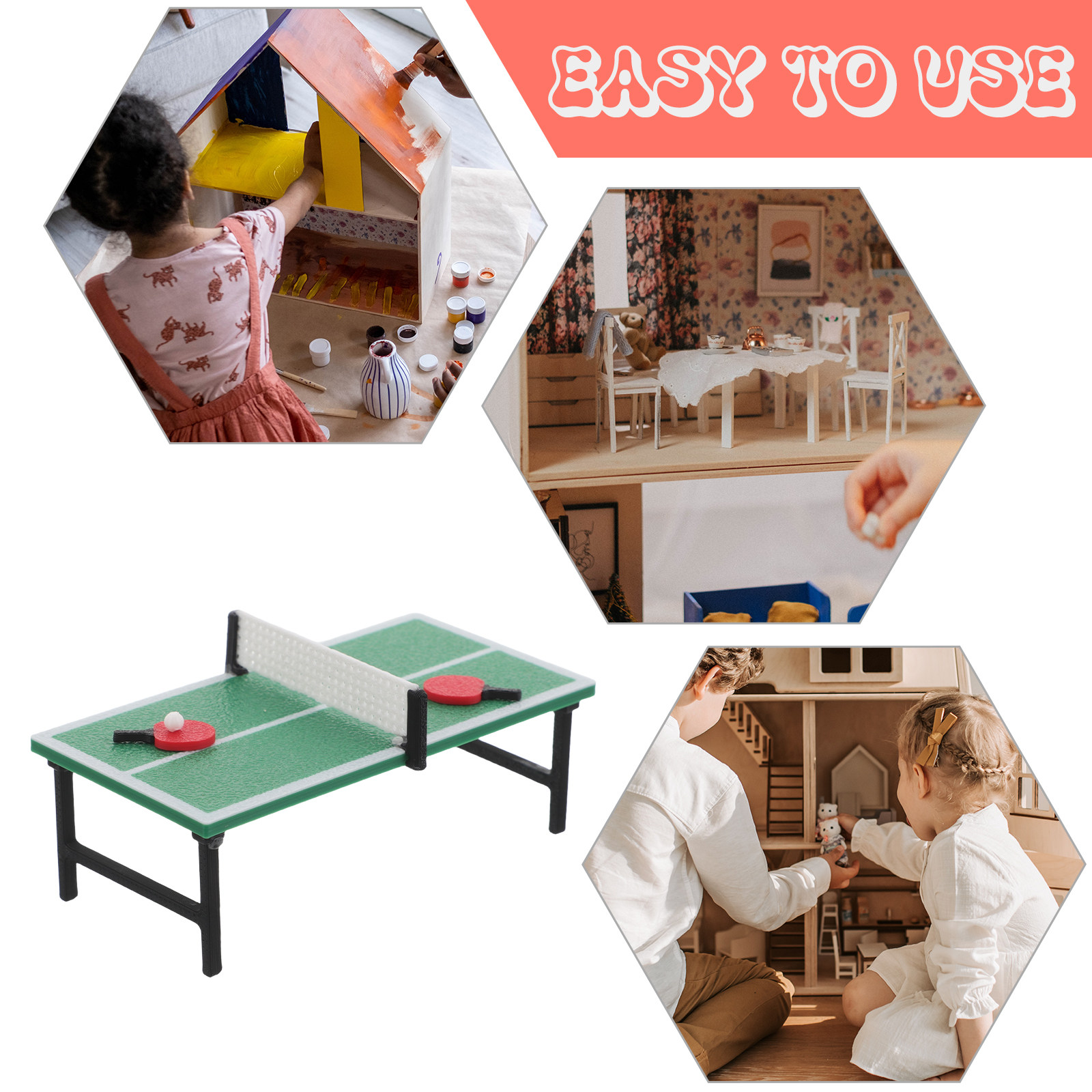 1Set Set Tenis Meja Miniatur R - Table Tennis No 1 ulasan dan harga